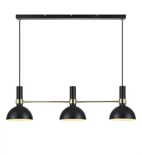 Markslojd LAMPA wisząca LARRY 106971 metalowa OPRAWA zwis kopuły belka czarna - Lampy sufitowe - miniaturka - grafika 1