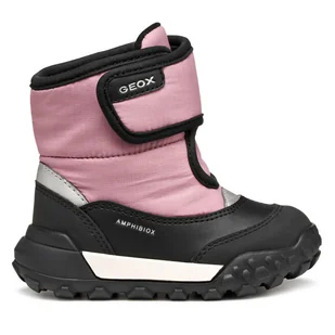 Śniegowce Geox B Trekkyup B Ab B566MA 054FU C0724 S Czarny - Buty dla dziewczynek - miniaturka - grafika 1