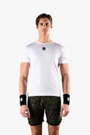 Koszulki sportowe męskie - Koszulka męska Hydrogen  Panther Tech Tee White/Military green S - miniaturka - grafika 1