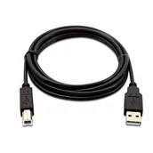 Kable komputerowe i do monitorów - V7 V7USB2AB-02M-1E kabel USB USB 1.0 2 m USB A USB B Czarny V7USB2AB-02M-1E - miniaturka - grafika 1