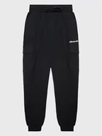 Odzież sportowa dziecięca - Ellesse Spodnie dresowe Grant S3Q17009 Czarny Regular Fit - miniaturka - grafika 1