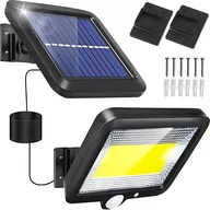 Lampy ogrodowe - M010  Lampa Solarna Z Czujnikiem Ruchu 100 Led - miniaturka - grafika 1