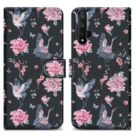 Etui i futerały do telefonów - Etui ochronne Cadorabo do Honor 20 / 20S / Huawei NOVA 5T czarne etui na telefon komórkowy etui ochronne etui magnetyczne - miniaturka - grafika 1