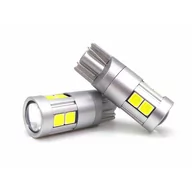 Żarówki samochodowe - W5W LED żarówka T10 12-24V CANBUS 500lm biała mocna 1szt motoLEDy - miniaturka - grafika 1