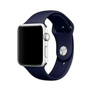 Paski - Mercury pasek Silicon Apple Watch 42/44/ 45 mm niebieski/navy - miniaturka - grafika 1