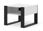Ławy i stoliki kawowe - Ława stolik kawowy MONDI kwadrat 60x60 biały mat - miniaturka - grafika 1