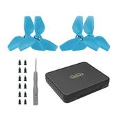 Akcesoria do drona - Zestaw 4 Śmigieł Niebieskich Sunnylife do DJI Neo z Etui - miniaturka - grafika 1