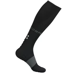 COMPRESSPORT Skarpety kompresyjne FULL SOCKS OXYGEN black - Skarpetki sportowe męskie - miniaturka - grafika 4