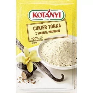 Kotanyi Cukier Tonka z wanilią Bourbon 20g - Zdrowa żywność - miniaturka - grafika 1