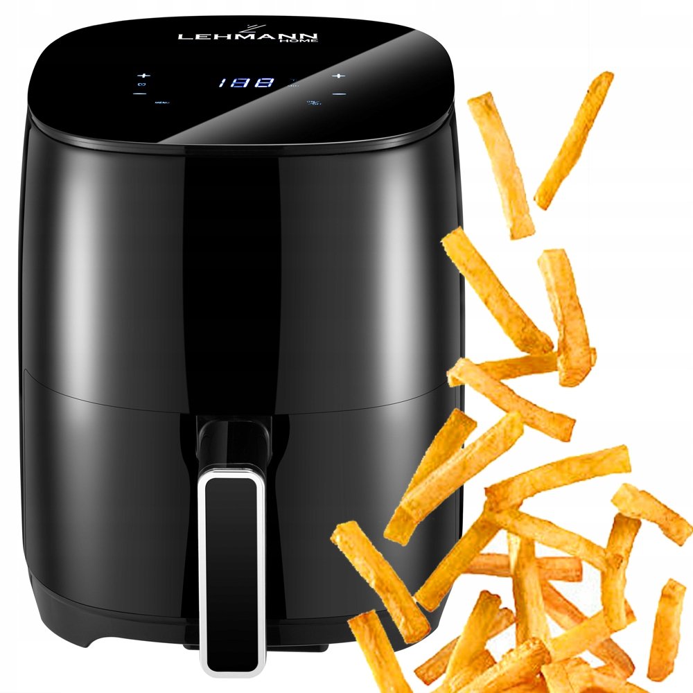 Frytkownica Beztłuszczowa Airfryer Grillowanie Duża Nieprzywierająca 4L Led