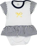 Body dla niemowląt - BODY SUKIENKA KRÓTKI RĘKAW BODOSUKIENKA Niemowlęce body bawełniane Rozm 56 - miniaturka - grafika 1