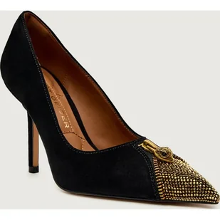 Kurt Geiger Szpilki ZIP COURT zamsz - Czółenka - miniaturka - grafika 1