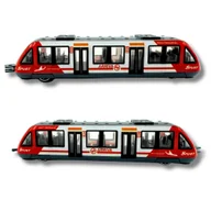 Samochody i pojazdy dla dzieci - TRAMWAJ napęd WAGON TRAMWAJOWY 18 cm modern NOWOCZESNY możliwość łączenia - miniaturka - grafika 1
