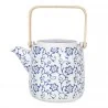 Dzbanki i imbryki - Clayre & Eef Dzbanek Porcelanowy w Niebieskie Kwiaty A 6CETE0094 - miniaturka - grafika 1
