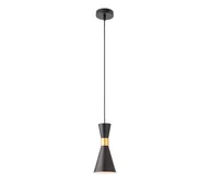 Lampy sufitowe - Redo 01-2711 - Żyrandol na lince KILT 1xE27/42W/230V czarny - miniaturka - grafika 1