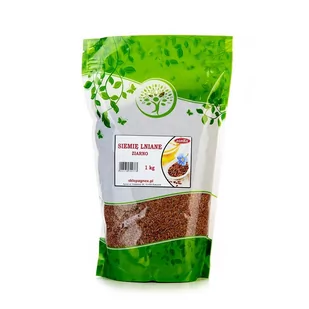 Agnex Krzysztof Wierzbicki Siemię lniane ziarno 1 kg SIEMIĘ(1) - Orzechy i nasiona - miniaturka - grafika 1
