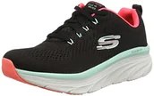 Sneakersy damskie - Skechers Damskie sneakersy D'lux Walker Refreshing Mood, Czarne wykończenie z siateczki, miętowe, 39.5 EU - miniaturka - grafika 1