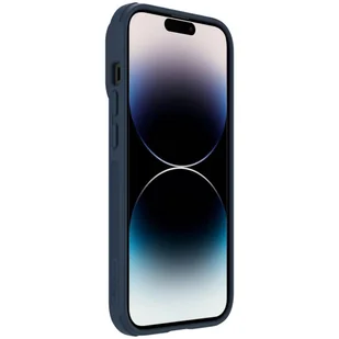 Nillkin Textured S Magnetic Case etui iPhone 14 Pro Max pokrowiec MagSafe z osłoną na aparat niebieski - Etui i futerały do telefonów - miniaturka - grafika 6