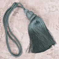 Akcesoria do wystroju okien - Sznur do zasłon EUROFIRANY, turkusowy - miniaturka - grafika 1