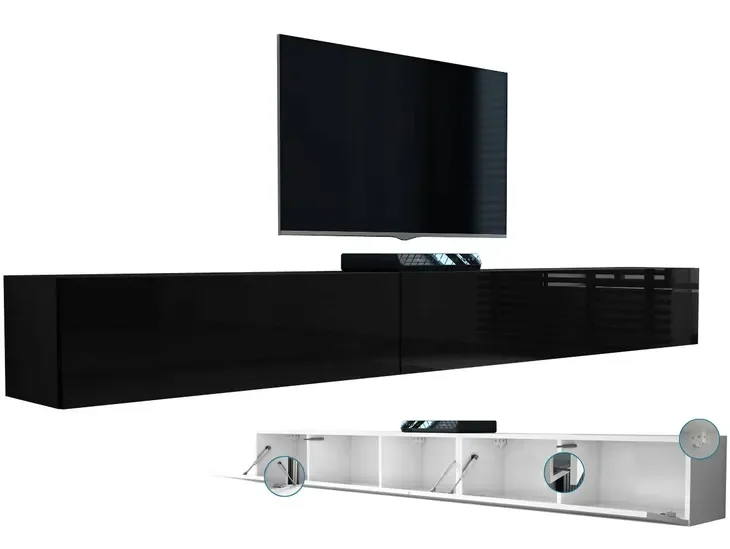 Wisząca Szafka Rtv Pozioma Komoda 260 270 265cm