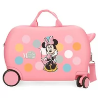 Walizki - Joumma Disney Minnie Coquette walizka dziecięca różowa 45 x 31 x 20 cm twarda ABS 24,6 l 1,8 kg 4 koła bagaż podręczny, Różowy kolor, walizka dziecięca - miniaturka - grafika 1