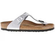 Klapki i japonki damskie - Birkenstock, Japonki damskie, Gizeh BF Silver, rozmiar 38 - miniaturka - grafika 1