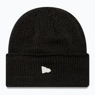 Czapki damskie - Czapka zimowa New Era Metal Pin Wide Cuff Knit Beanie black WYSYŁKA W 24H 30 DNI NA ZWROT - miniaturka - grafika 1