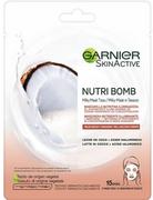 Maseczki do twarzy - Maseczka do twarzy na tkaninie Garnier SkinActive Nutri Bomb Illuminating Nourishing Mask 1 Unit 40 g (3600542319737) - miniaturka - grafika 1