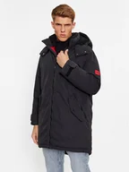 Kurtki męskie - Hugo Parka Munkon 50495817 Czarny Regular Fit - miniaturka - grafika 1