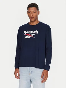 Reebok T-Shirt RK25155CCM Granatowy Regular Fit - Koszulki męskie - miniaturka - grafika 1