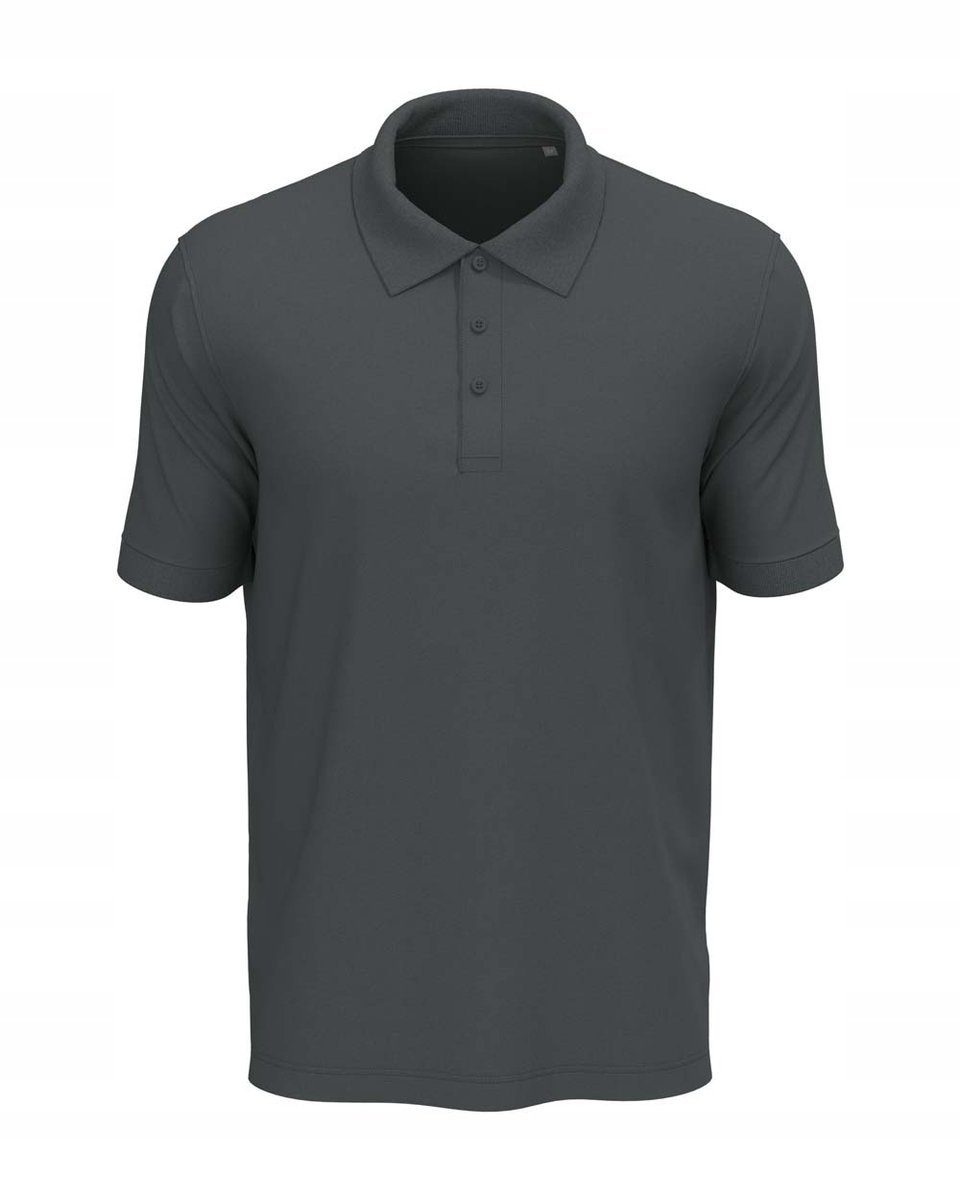 Koszulka męska polo T-shirt bawełniany Polówka Stedman ST9060 Slate Grey M