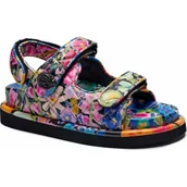 Sandały damskie - Kurt Geiger Skórzane sandały 225-ORSON-BLK - miniaturka - grafika 1