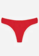 Majtki damskie - Czerwone Majtki Typu Stringi z Bawełną Asoia - miniaturka - grafika 1