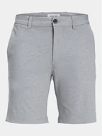 Spodenki męskie - Jack&Jones Szorty materiałowe Jpstmarco 12249321 Szary Slim Fit - miniaturka - grafika 1