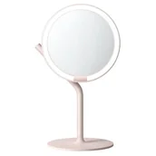 Pozostałe akcesoria do makijażu - AMIRO Różowe Lustro do makijażu z podświetleniem LED AML117F - miniaturka - grafika 1