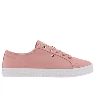 Buty Tommy Hilfiger Essential Vulcanized Sneaker FW0FW07119-TQS - różowe - Buty sportowe damskie - miniaturka - grafika 2