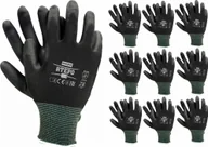 Rękawice robocze - Reis Rękawice robocze / Czarne / RTEPO_BB - 10 par 9 - L - miniaturka - grafika 1