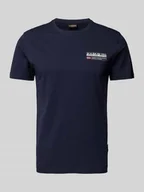 Koszulki męskie - T-shirt z nadrukiem z logo model ‘KASBA’ - miniaturka - grafika 1