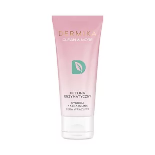 Dermika Clean & More Peeling enzymatyczny cykoria + keratolina cera wrażliwa 75ml - Peelingi i scruby do twarzy - miniaturka - grafika 1