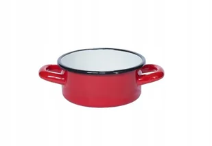 Rondel emaliowany z dwoma uchwytami 18 cm śr 18 cm) - Rondle - miniaturka - grafika 1