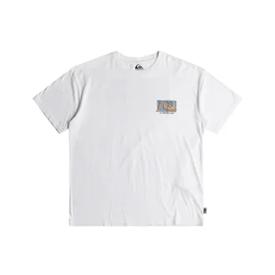 Męska Koszulka z krótkim rękawem QUIKSILVER TAKE US BACK BUBBLE SS EQYZT07652-WBB0 – Biały - Koszulki męskie - miniaturka - grafika 1