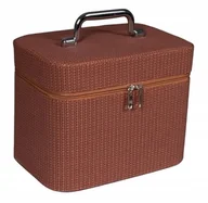 Kosmetyczki, organizery i kuferki - TOP CHOICE KUFEREK WALL BROWN L# - miniaturka - grafika 1