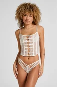 Biustonosze - Hunkemöller Biustonosz Bustier Kristina Biały - miniaturka - grafika 1