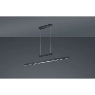 Trio Leuchten Lampa wisząca czarna z diodą LED i ściemniaczem dotykowym 3-punktowa - Sofie - Lampy sufitowe - miniaturka - grafika 1