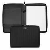 Teczki i aktówki - Teczka konferencyjna A4 Herringbone Black - miniaturka - grafika 1