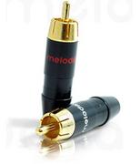 Inne akcesoria audio-wideo - Wtyk RCA MELODIKA Hi-Fi MDRCA28, 8 mm, 2 szt. - miniaturka - grafika 1