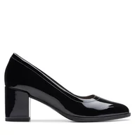 Czółenka - Czółenka Clarks Freva 55 Court 26174873 Czarny - miniaturka - grafika 1