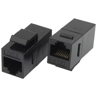 Łącznik przewodów keystone rj45-rj45 netrack kat. 6 utp 106-73 - Wtyczki i adaptery - miniaturka - grafika 1