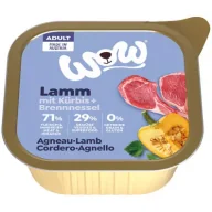 Mokra karma dla psów - Wow Lamm mit Kürbis - jagnięcina z dynią i pokrzywą 150 g - miniaturka - grafika 1