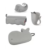 Skip Hop Zestaw kąpielowy Moby Grey - Inne akcesoria do pielęgnacji dzieci - miniaturka - grafika 1